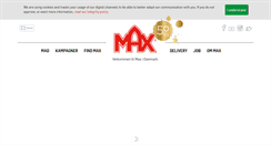 Desktop Screenshot of max.dk