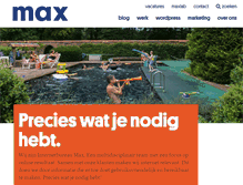 Tablet Screenshot of max.nl